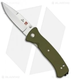 Al Mar Mini SERE 2000 Liner Lock Knife OD Green G-10 (3" Satin) MS2KOD