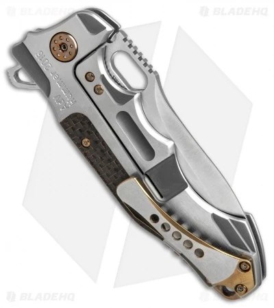 Andre De Villiers Custom Hummer Flipper Knife LSCF (4.25" Satin) AdV - Image 3