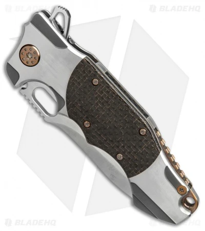 Andre De Villiers Custom Hummer Flipper Knife LSCF (4.25" Satin) AdV - Image 2
