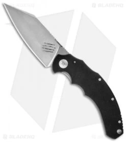 Bastinelli Big Dragotac Titanium Framelock Knife Black G10 (4.625" Stonewash)