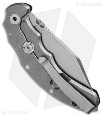 Bastinelli Dragotac Compact Titanium Frame Lock Knife (3.625" Stonewash) - Image 2