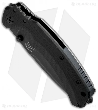 Bastinelli RED Folder Frame Lock Knife (3.5" PVD Stonewash) - Image 2