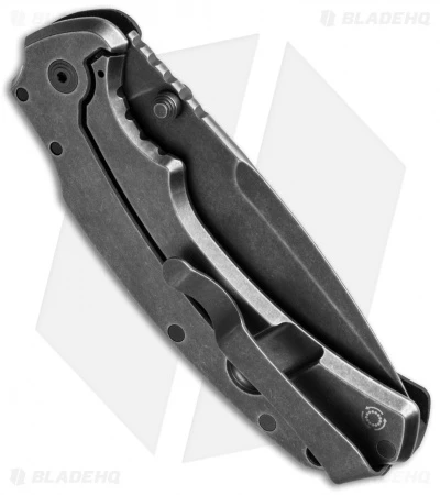 Bastinelli RED Folder Frame Lock Knife (3.5" PVD Stonewash) - Image 3