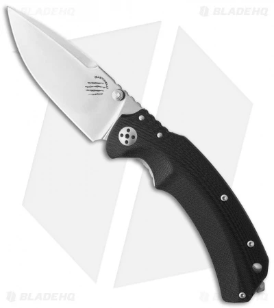 Bastinelli RED Folder Frame Lock Knife (3.5" Stonewash)