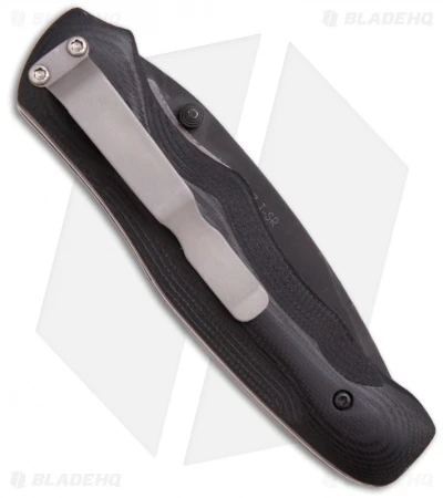 Bear OPS Rancor MC-100-DS4-T-SR Manual Knife (3.25" Black Serr) - Image 2