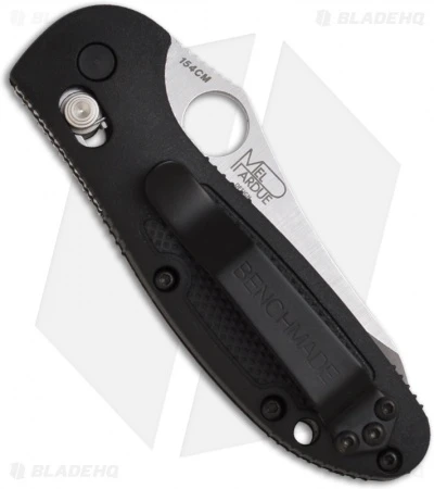 Benchmade Mini Griptilian AXIS Lock Knife Black (2.91" Satin) 555HG - Image 2