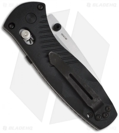 Benchmade Mini Barrage AXIS-Assist Knife (2.91" Satin Serr) 585S - Image 2