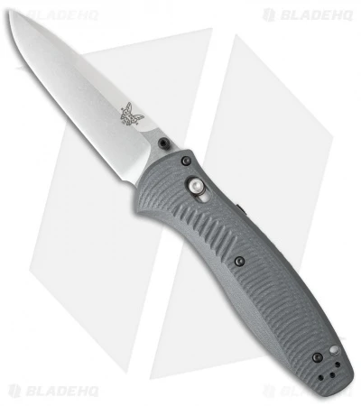 Benchmade Barrage AXIS-Assist Knife Gray G-10 (3.6" Satin) 580-2