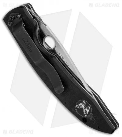 Vintage Benchmade Mini AFCK 812S Liner Lock Knife (3.25" Satin Serr) - Image 3