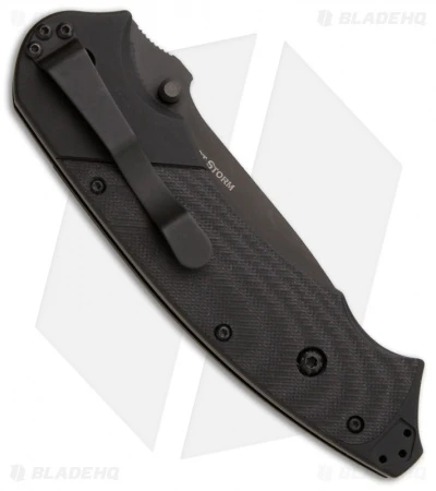 Browning Black Label Perfect Storm Liner Lock Knife (3.88" Black) 105BL USA - Image 2