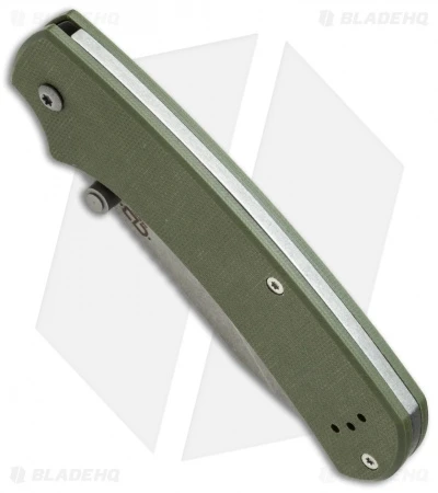 Boker Plus Chad Los Banos XS Slip Joint Knife OD Green (3" Bead Blast) 01BO538 - Image 2