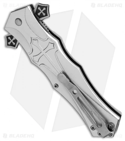 Boker Magnum Crusader Folding Knife (3.94" Black Plain) 01LG281 - Image 2