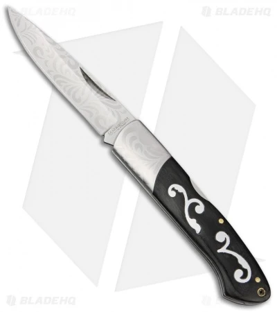 Boker Magnum La Fleur Pocket Knife (2.5" Etched) 01RY720