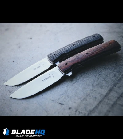 Boker Plus Brad Zinker FR Titanium Liner Lock Knife Carbon Fiber (2.8" Satin) - Image 4