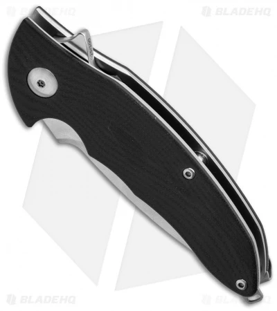 Brous Blades Caliber Flipper Knife Limited Edition Black G-10 (3" Plain) - Image 3