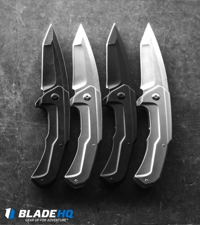 Brous Blades Dynamic Flipper Frame Lock Knife (3.5" Blackout) - Image 4