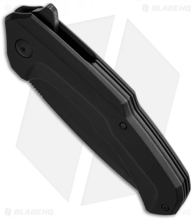 Brous Blades Dynamic Flipper Frame Lock Knife (3.5" Blackout) - Image 2