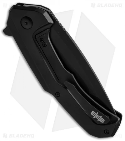 Brous Blades Dynamic Flipper Frame Lock Knife (3.5" Blackout) - Image 3