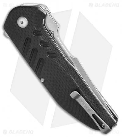 Brous Blades Turpin Strife Flipper Knife Carbon Fiber (3.75" Stonewash) - Image 2