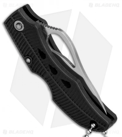 Byrd Finch Lock Back Knife Black G-10 (1.875" Satin Serrated) BY11SBK - Image 3