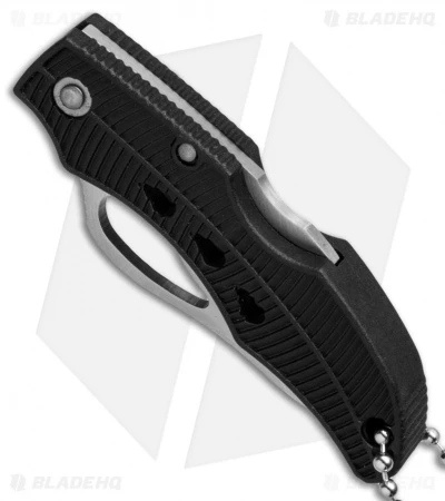 Byrd Finch Lock Back Knife Black G-10 (1.875" Satin Serrated) BY11SBK - Image 2