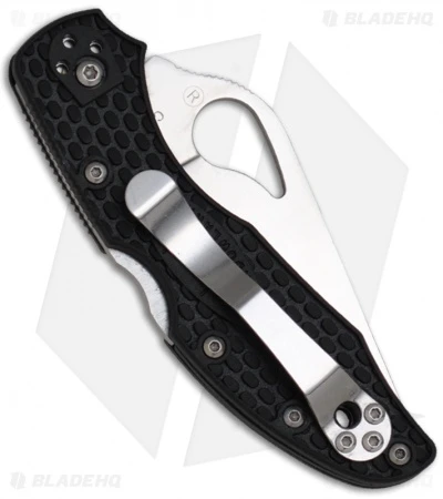 Byrd Meadowlark 2 Lockback Knife Black FRN (2.94" Satin Serr) BY04PSBK2 - Image 2