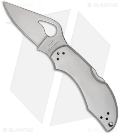 Byrd Robin 2 Lockback Knife Stainless Steel (2.375" Satin) BY10P2