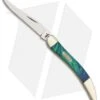 Case Small Texas Toothpick 3.00" Blue Green Swirl Corelon 910096AQ