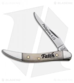 Case Small Texas Toothpick Knife 3.00" Natural Bone (610096 SS) 8854