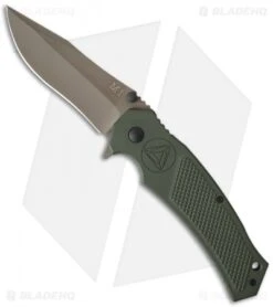 Combative Edge M1-Assist Clip Point Knife OD Green (3.875" FDE)