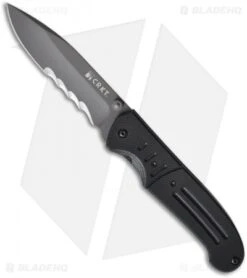 CRKT Ignitor T Spring Assisted Knife W/ Black G10 (3.38" Gray Serr) 6865