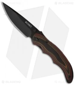 CRKT Endorser Spring Assisted Knife (3.18" Black Plain) 1105K