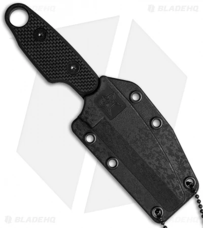 Fox Knives Compso Neck Knife (3" Black) FX-304 - Image 2