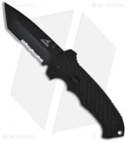 Gerber 06 FAST Knife Spring Assisted (3.8" Black Serr) 30-000118