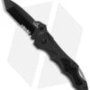 Gerber Kiowa Folding Tactical Knife Tanto (3" Black Serr)