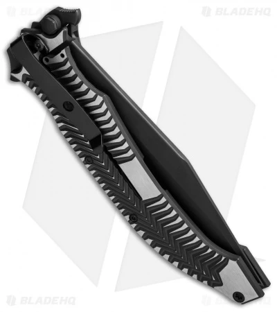 HTM Darrel Ralph AXD 5.5 Spring Assisted Knife Two-Tone Ti (5.5" Black) - Image 3