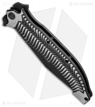 HTM Darrel Ralph AXD 5.5 Spring Assisted Knife Two-Tone Ti (5.5" Black) - Image 2