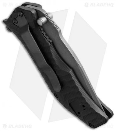 HTM Gun Hammer Bowie Spring Assisted Knife (3.5" BB Compound) - Image 2