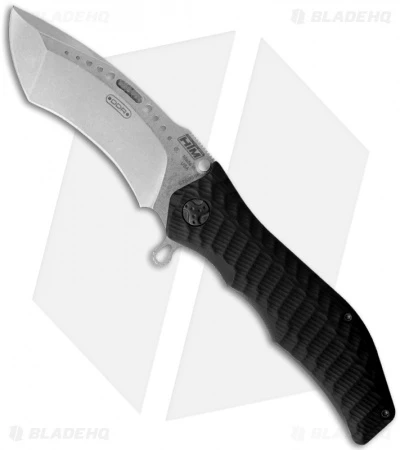 HTM Darrel Ralph Gun Hammer Radian Spring Assisted Knife (3.5" Stonewash)