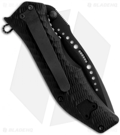 HTM Darrel Ralph Gun Hammer Radian Spring Assisted Knife (3.5" Black) - Image 2