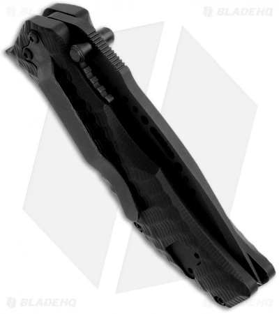 HTM Darrel Ralph Gun Hammer Radian Spring Assisted Knife (3.5" Black) - Image 3