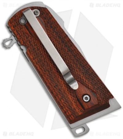 Meyerco Darrel Ralph Assisted Opening 45 Knife W/ Wood Handle (3.8" Satin) - Image 2