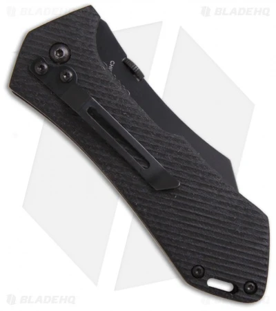 Meyerco Maxx-Q Mini Knife Tactical Spring Assisted Opener (2.9" Black Plain) - Image 2