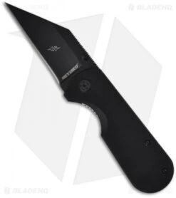 Meyerco Dirk Pinkerton Wharning Spring Assisted Knife (3" Black)