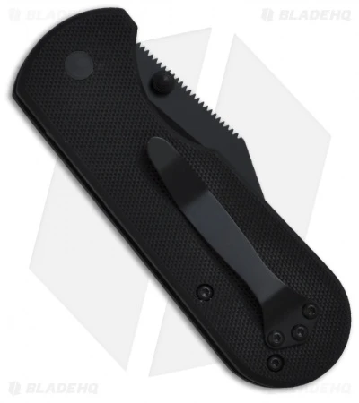 Meyerco Dirk Pinkerton Wharning Spring Assisted Knife (3" Black) - Image 2
