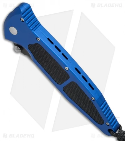 Microtech Mini Socom Manual Knife Blue Aluminum (3.25" Black) 12/1998 - Image 2