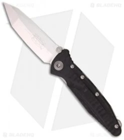Microtech Socom Delta Tanto Folding Knife G-10 (4" Satin Plain) 163-4