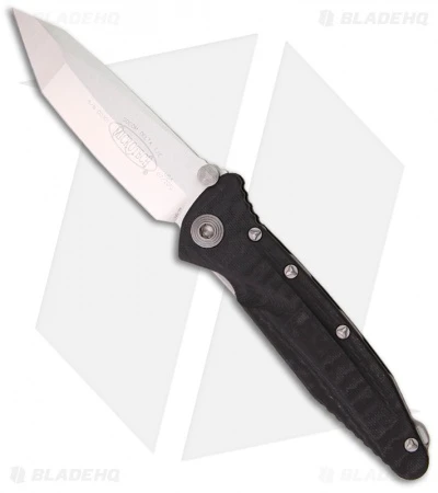 Microtech Socom Delta Tanto Folding Knife G-10 (4" Satin Plain) 163-4