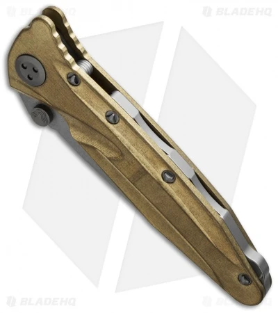 Microtech BAB Socom Delta Tanto Knife Brass (4" Stonewash) 163-10BRT - Image 2