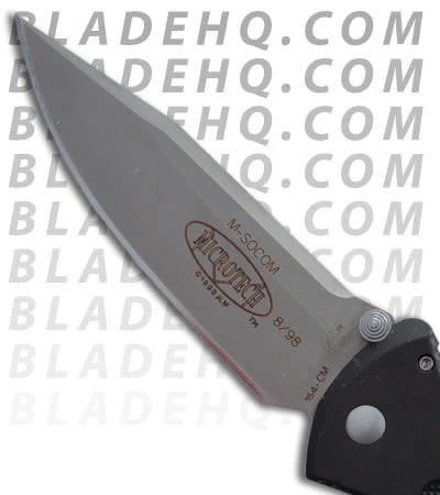 Microtech Mini M-Socom Manual Knife (Bead PLN) Vintage 300007 - Image 2